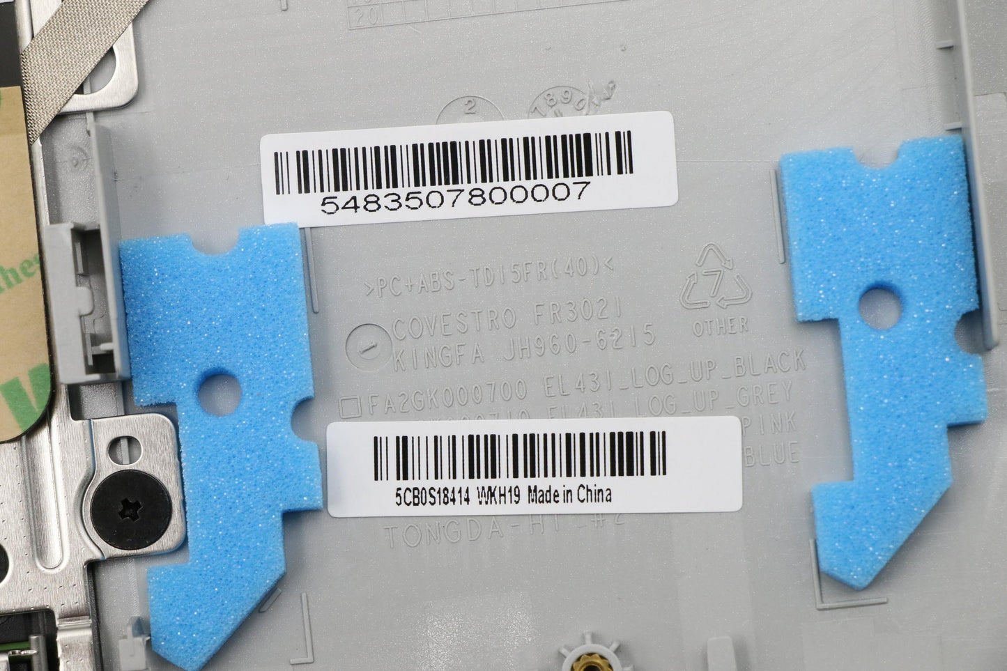 Lenovo Up Assy Grey W/Nblkb_Latin - 5CB0S18414