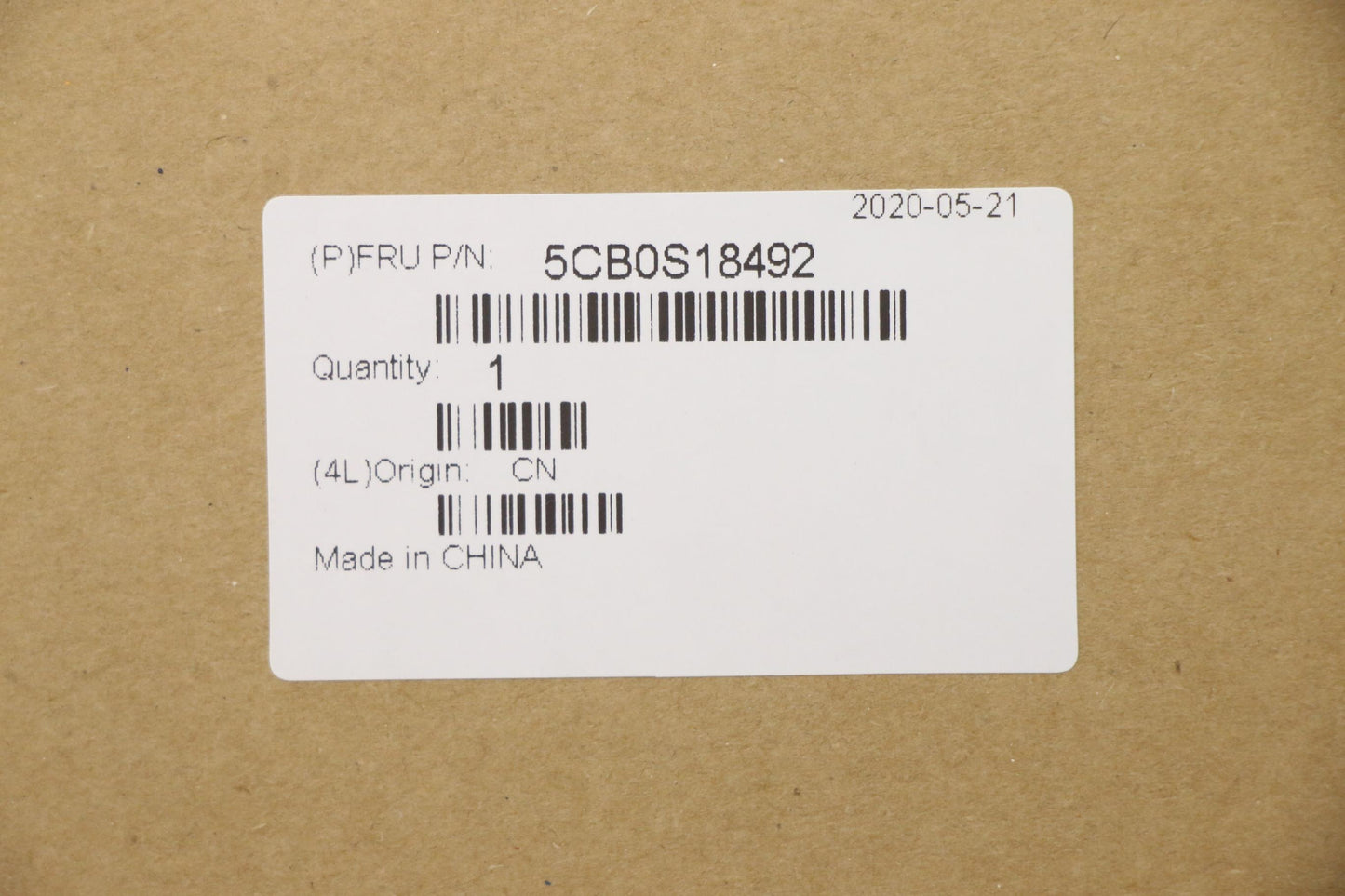 Lenovo Up Assy Black W/Blkb_Us - 5CB0S18492