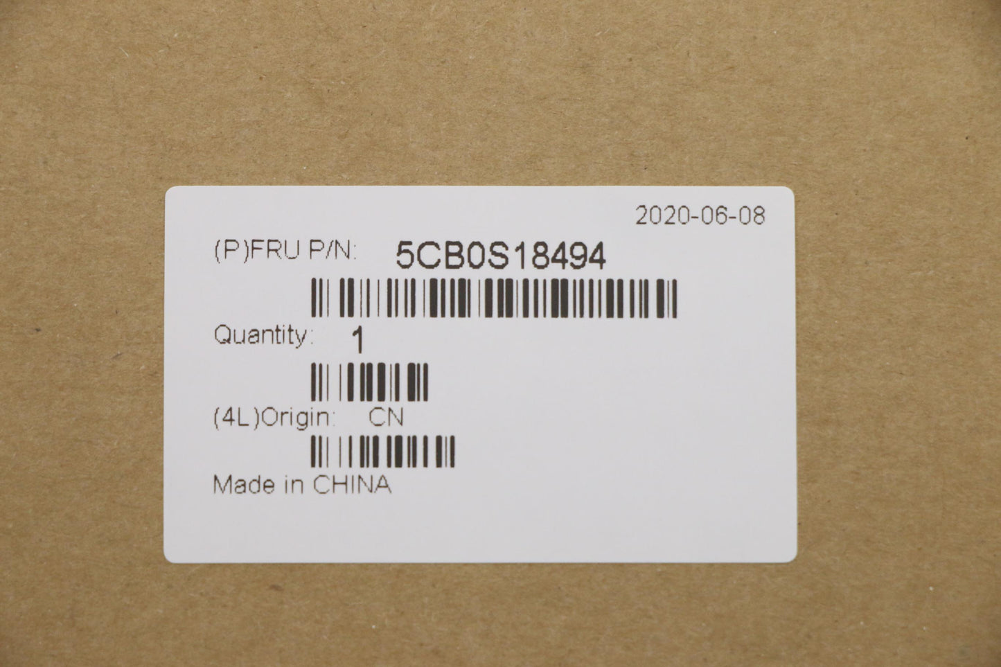 Lenovo Up Assy Black W/Blkb_Inte - 5CB0S18494