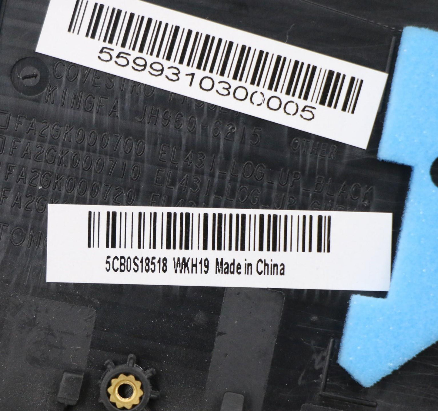 Lenovo Up Assy Black W/Blkb_Bul - 5CB0S18518