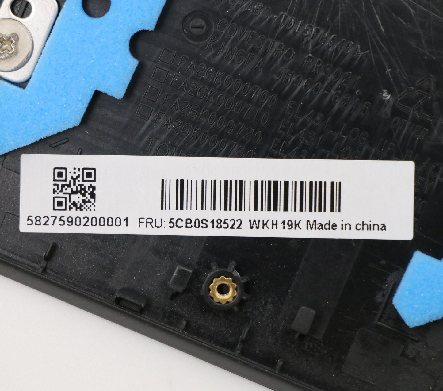 Lenovo Up Assy Black W/Blkb_Ukr - 5CB0S18522