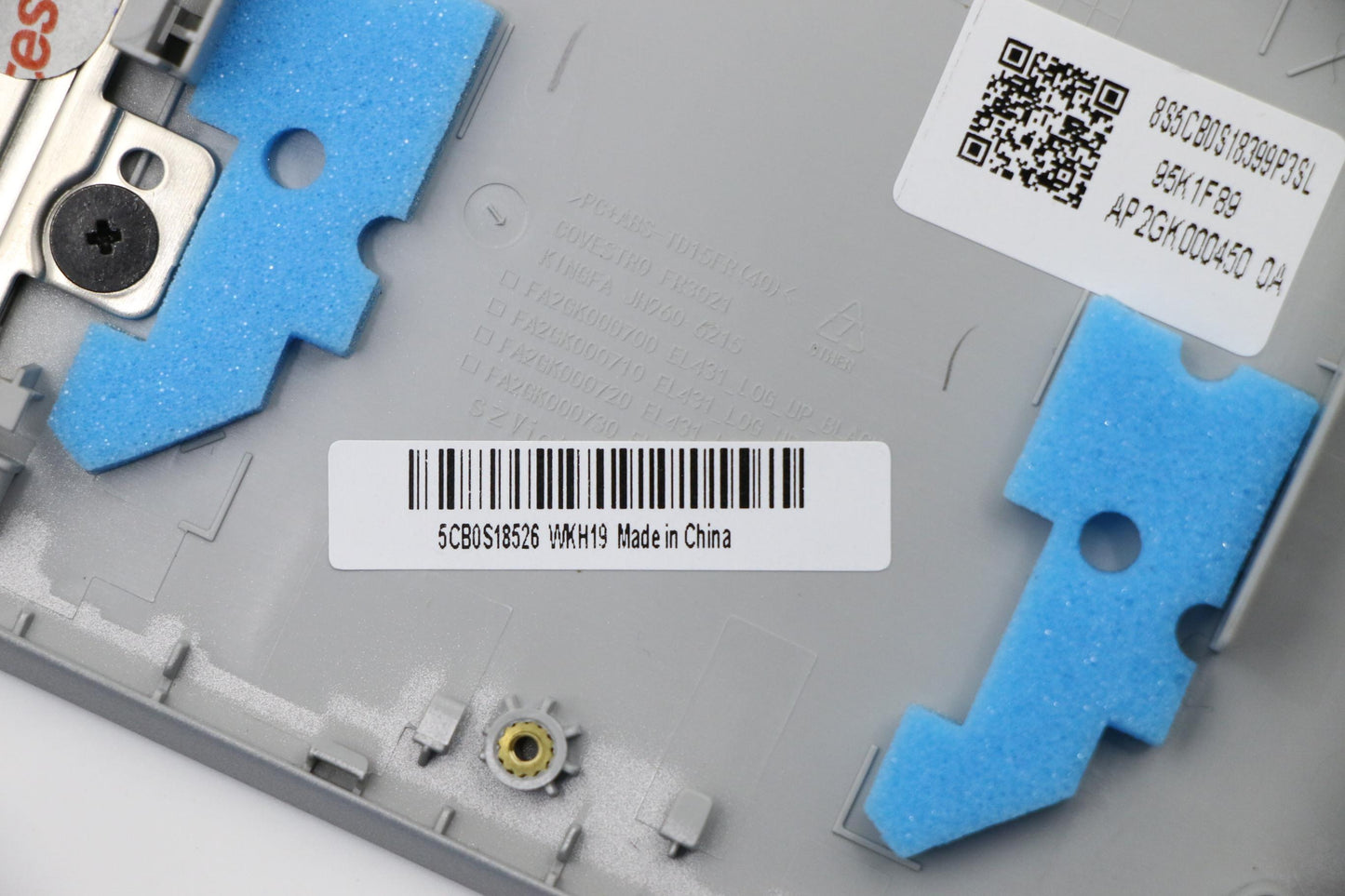 Lenovo Up Assy Grey W/Blkb_Inte - 5CB0S18526