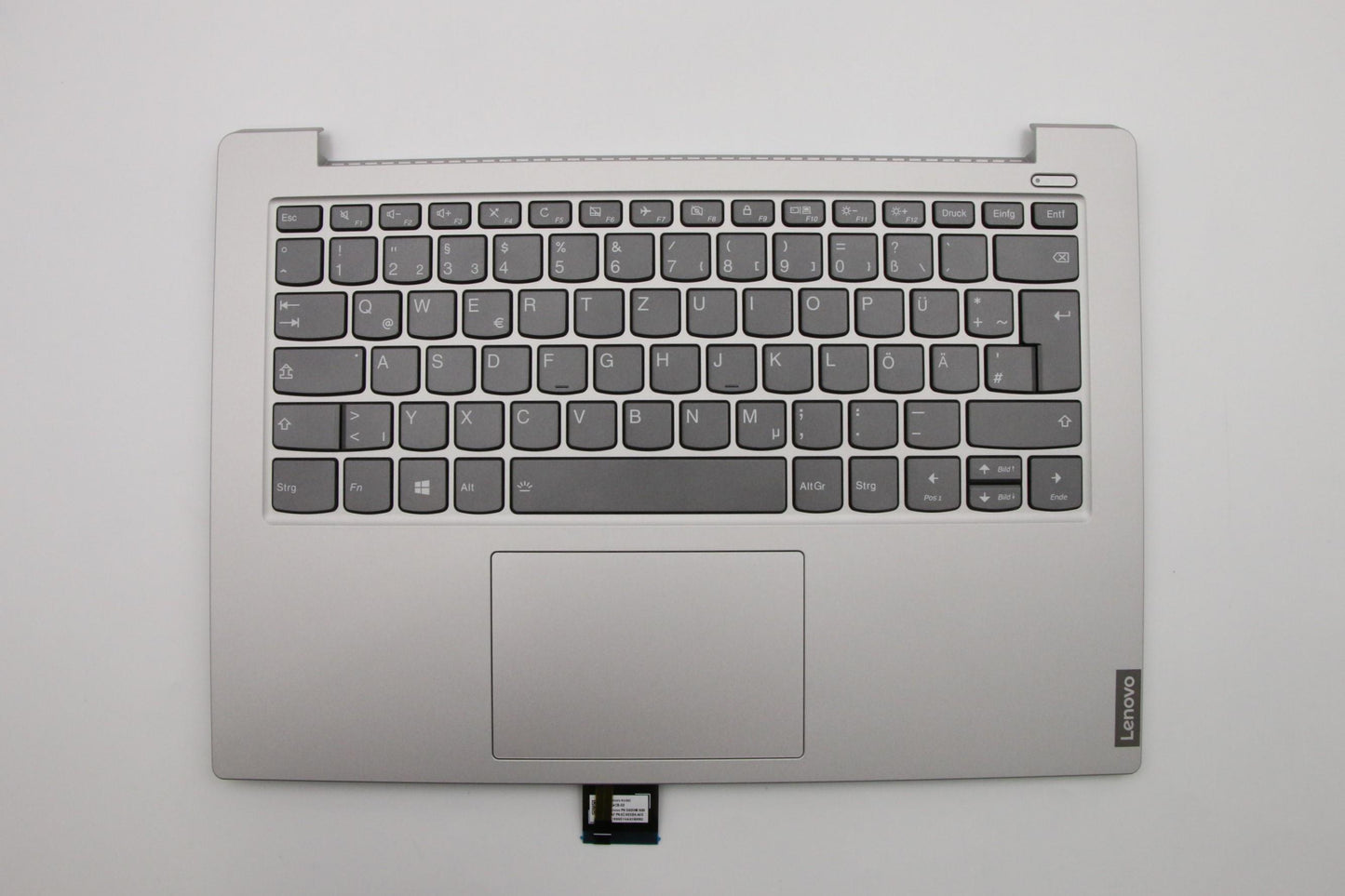 Lenovo Up Assy Grey W/Blkb_Ger - 5CB0S18543
