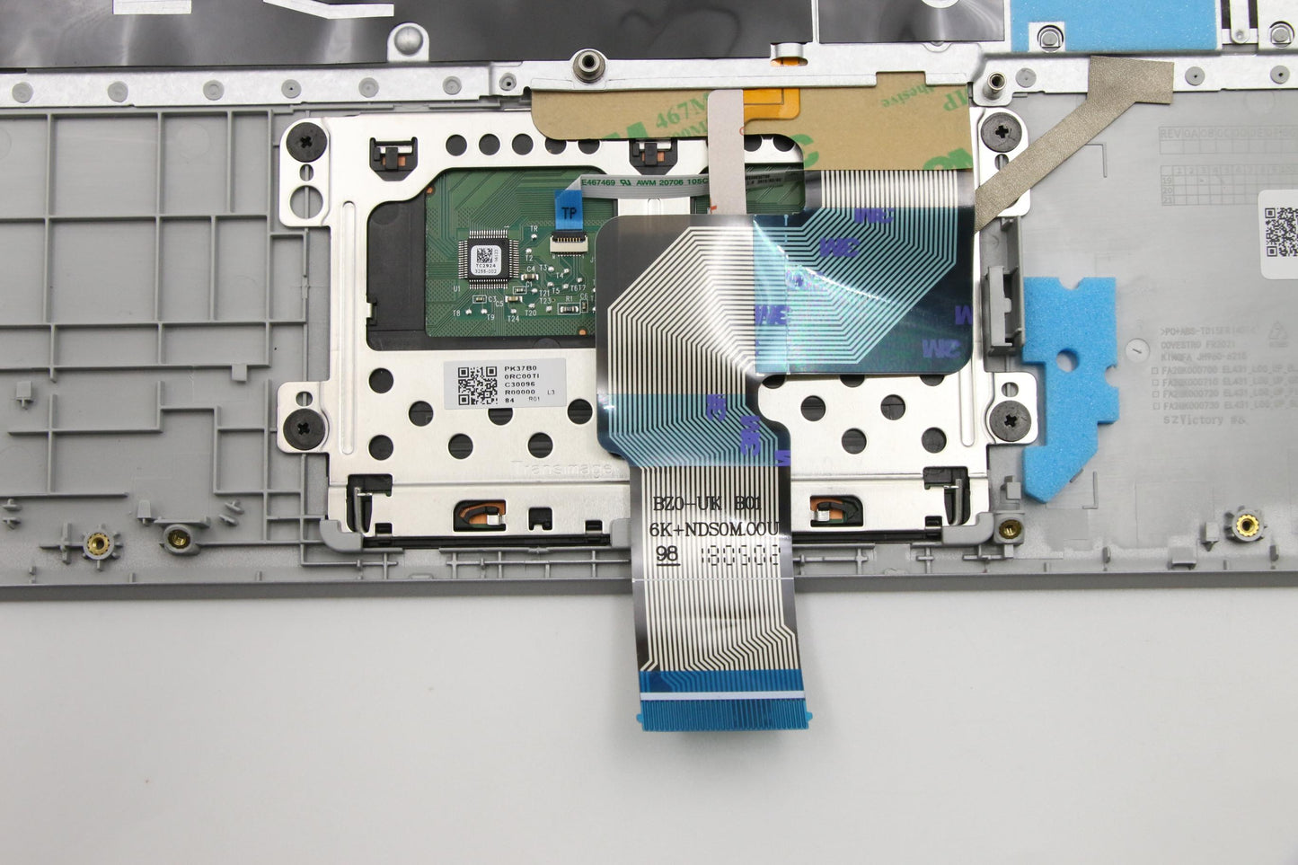 Lenovo Up Assy Grey W/Blkb_Ger - 5CB0S18543
