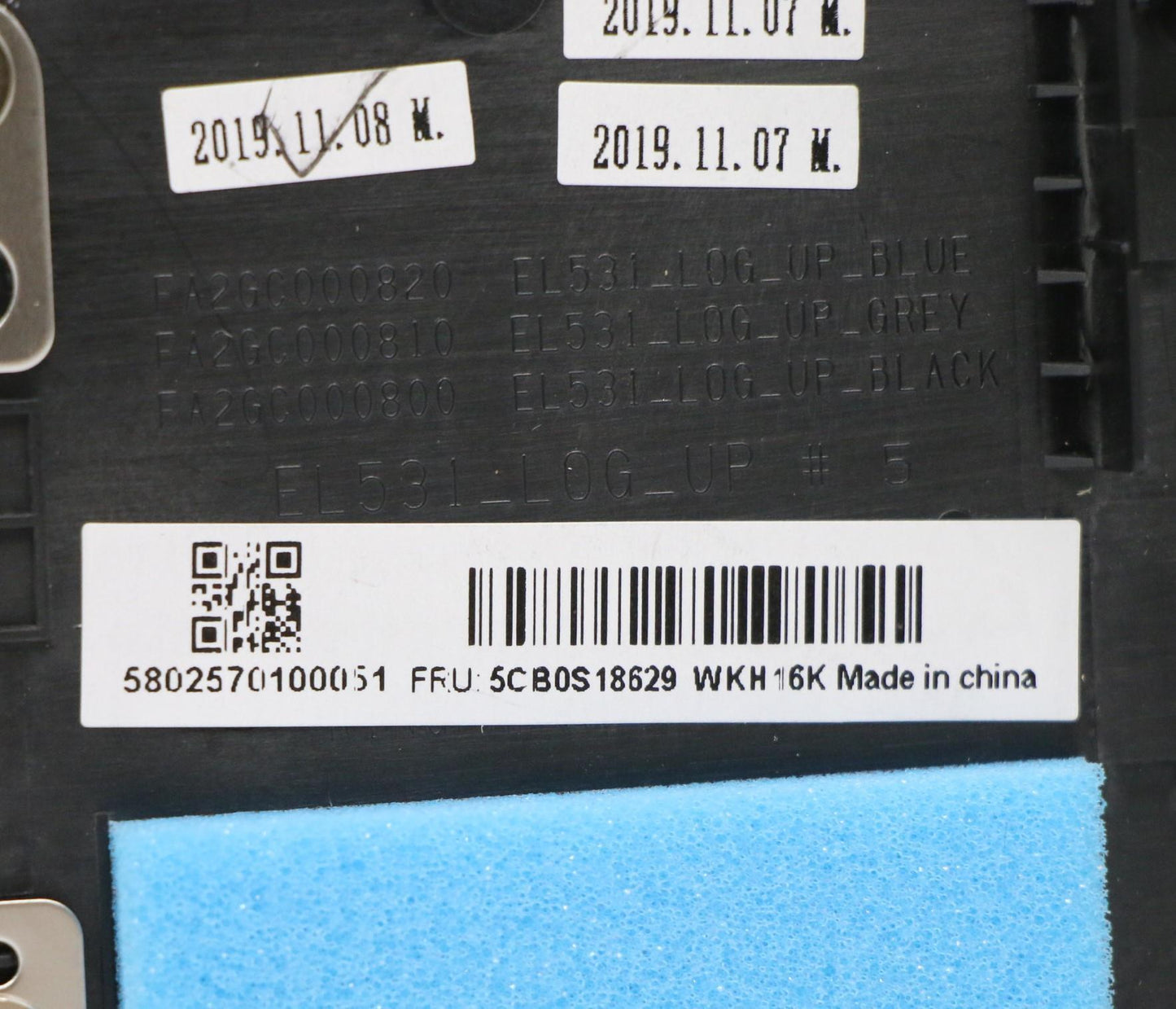 Lenovo Up Assy Blk W/Nblkb_Us - 5CB0S18629