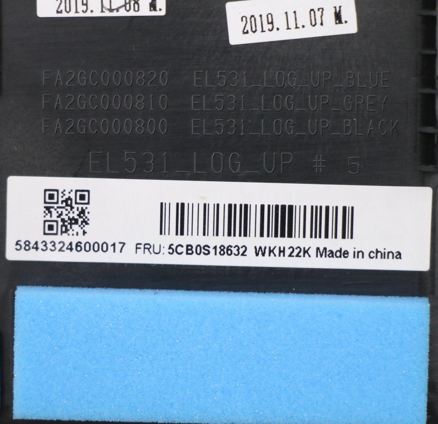 Lenovo Up Assy Blk W/Nblkb_Kor - 5CB0S18632