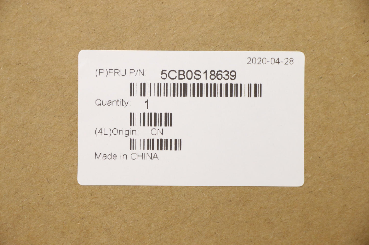 Lenovo Up Assy Blk W/Nblkb_Uk - 5CB0S18639