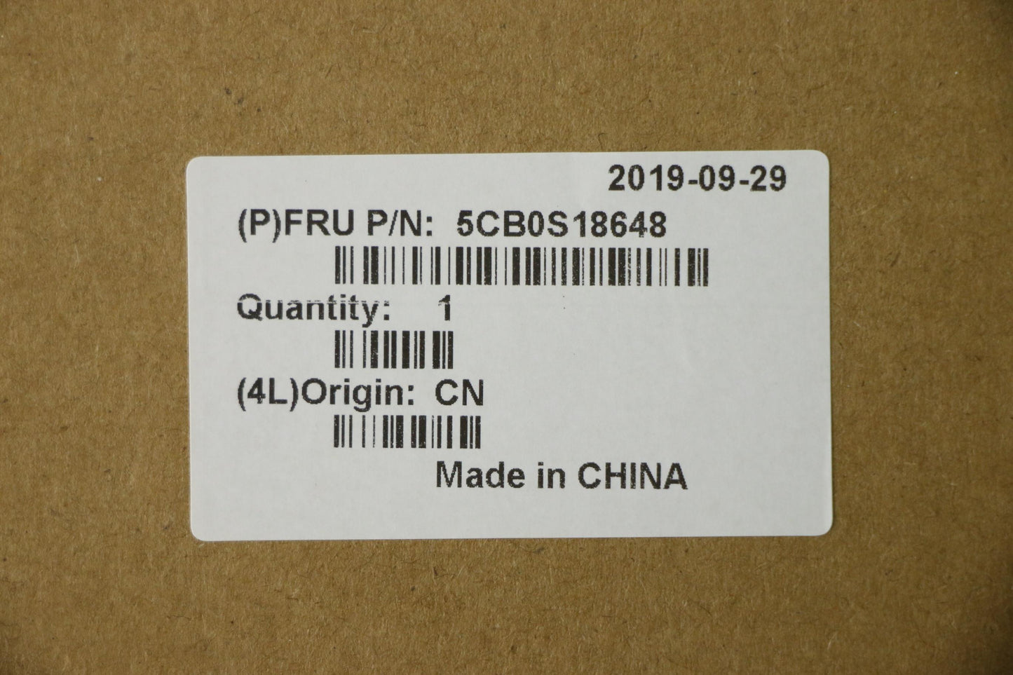 Lenovo Up Assy Blk W/Nblkb_Ger - 5CB0S18648