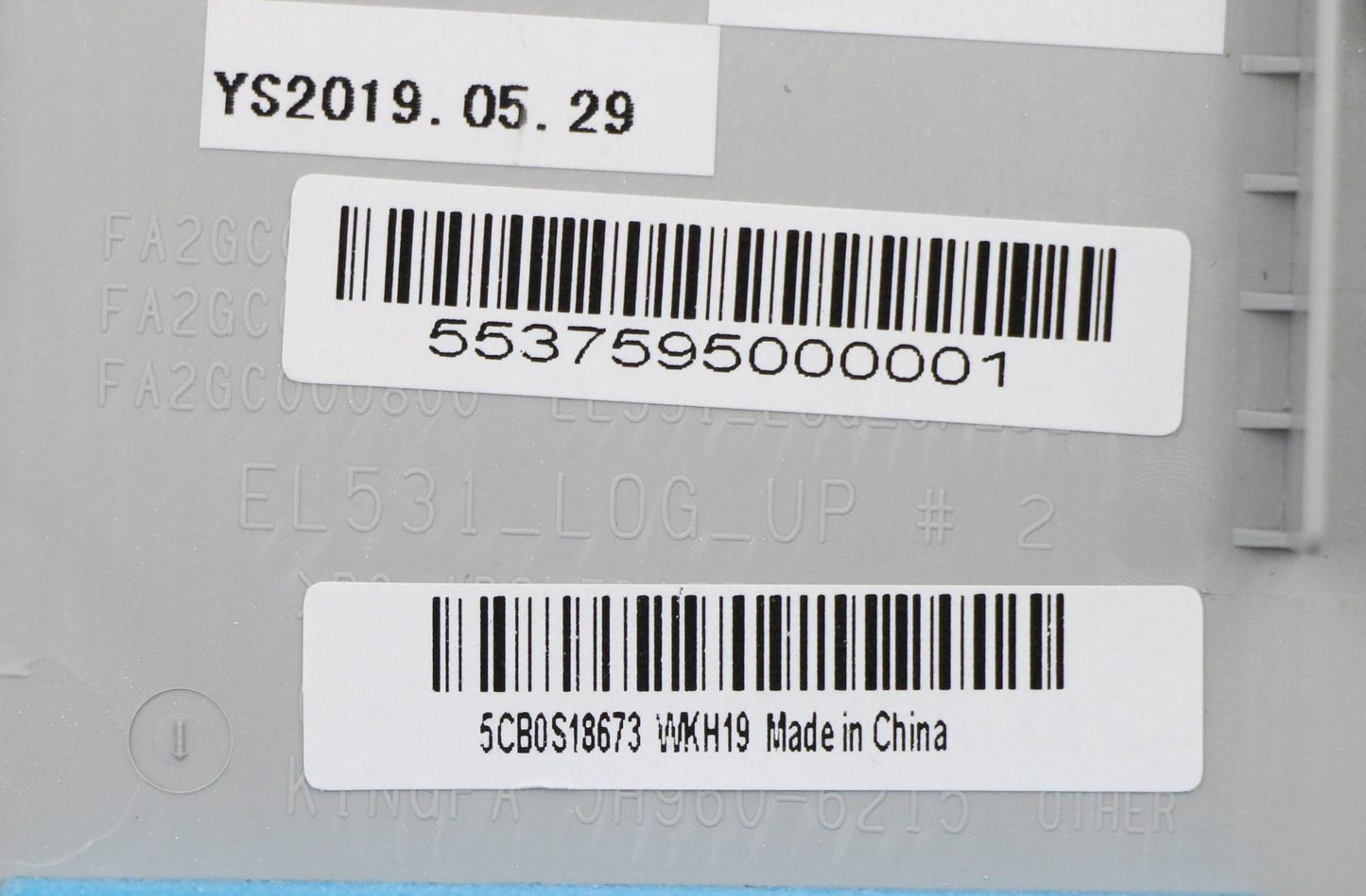 Lenovo Up Assy Gry W/Nblkb_Tur - 5CB0S18673
