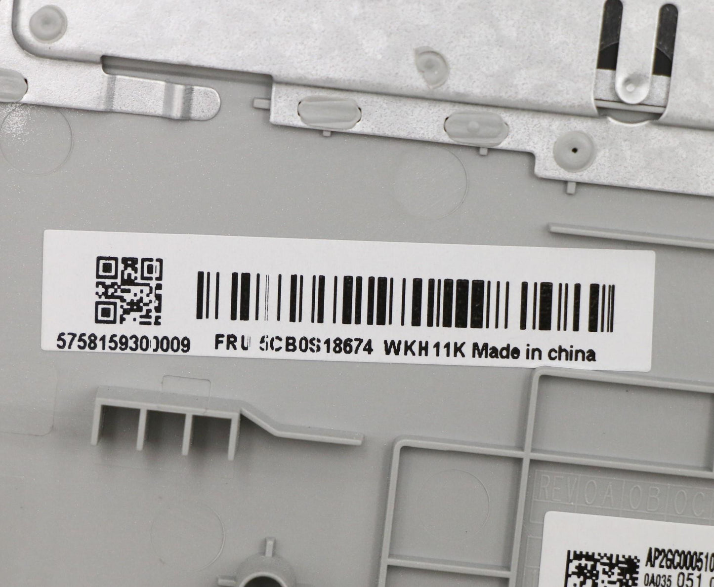 Lenovo Up Assy Gry W/Nblkb_Port - 5CB0S18674