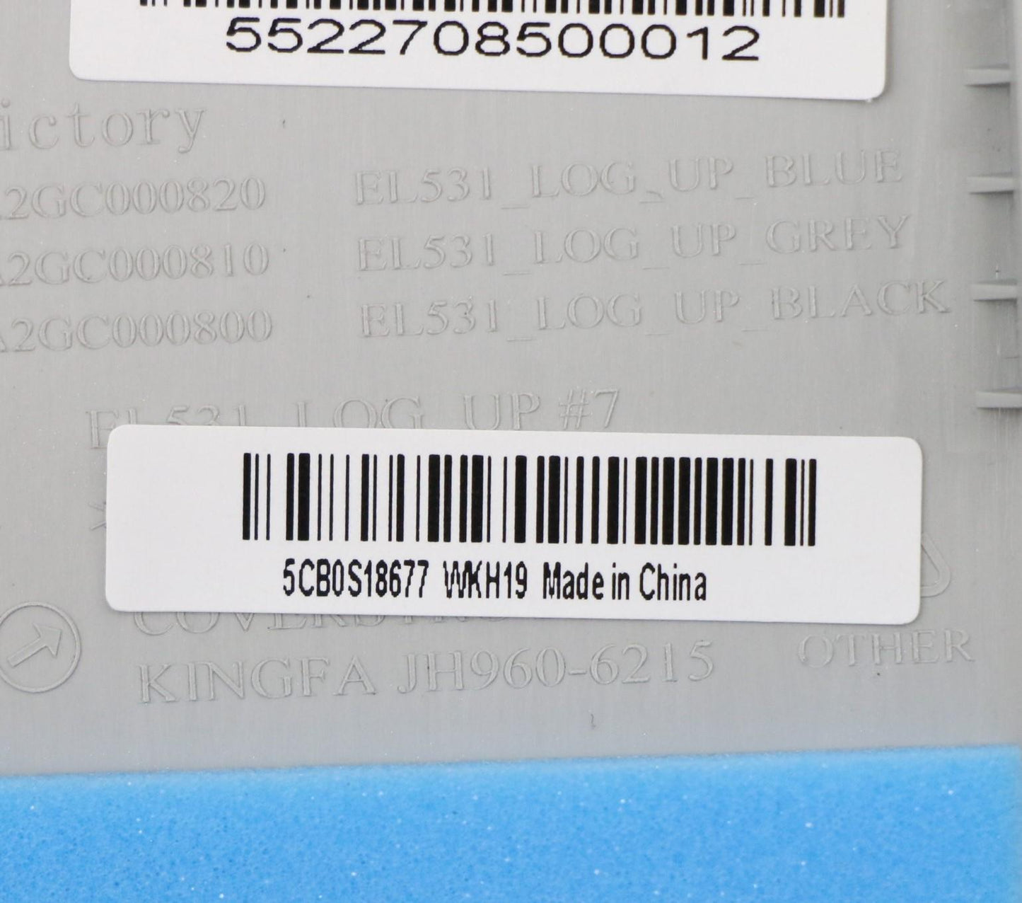Lenovo Up Assy Gry W/Nblkb_Nordi - 5CB0S18677