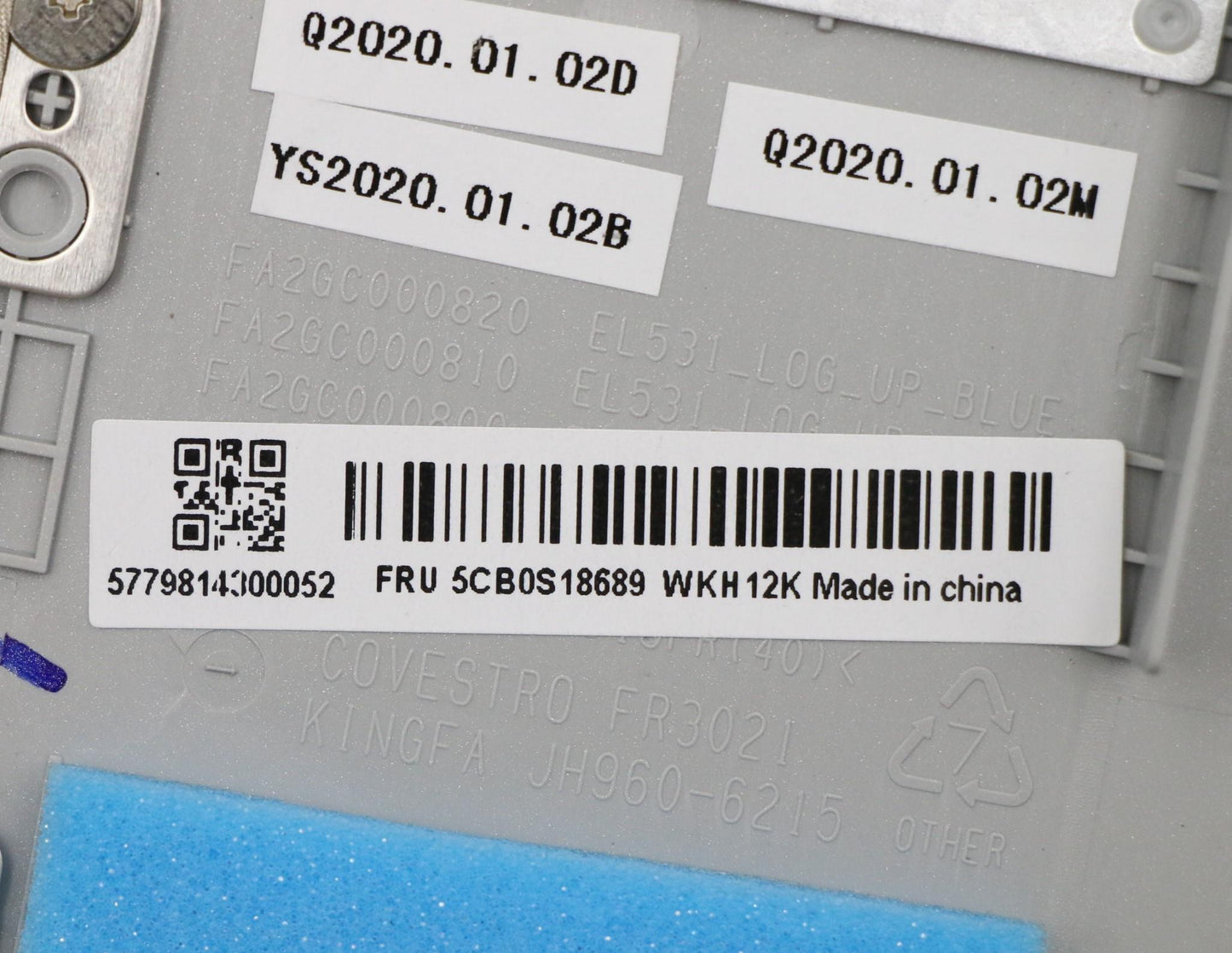 Lenovo Up Assy Gry W/Nblkb_Jpn - 5CB0S18689