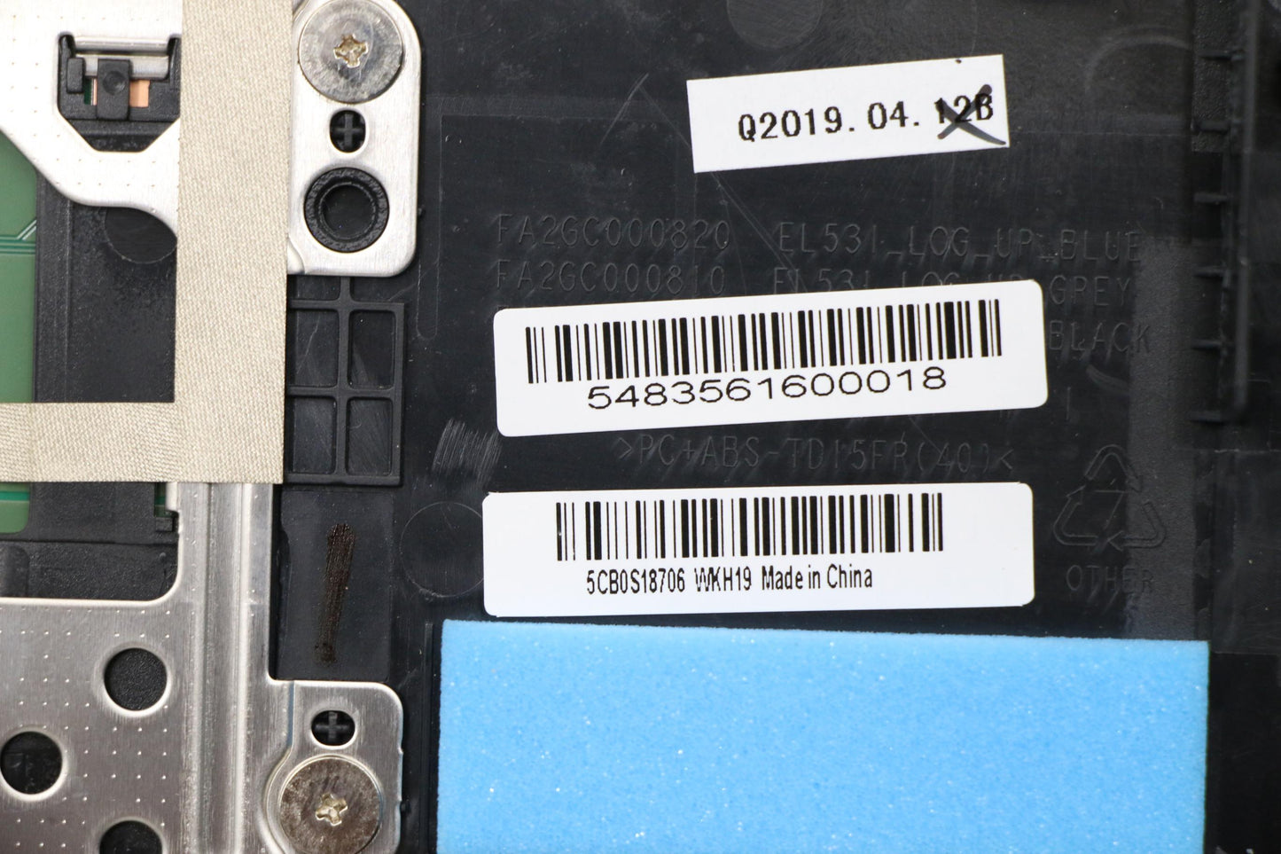 Lenovo Up Assy Blu W/Nblkb_Latin - 5CB0S18706