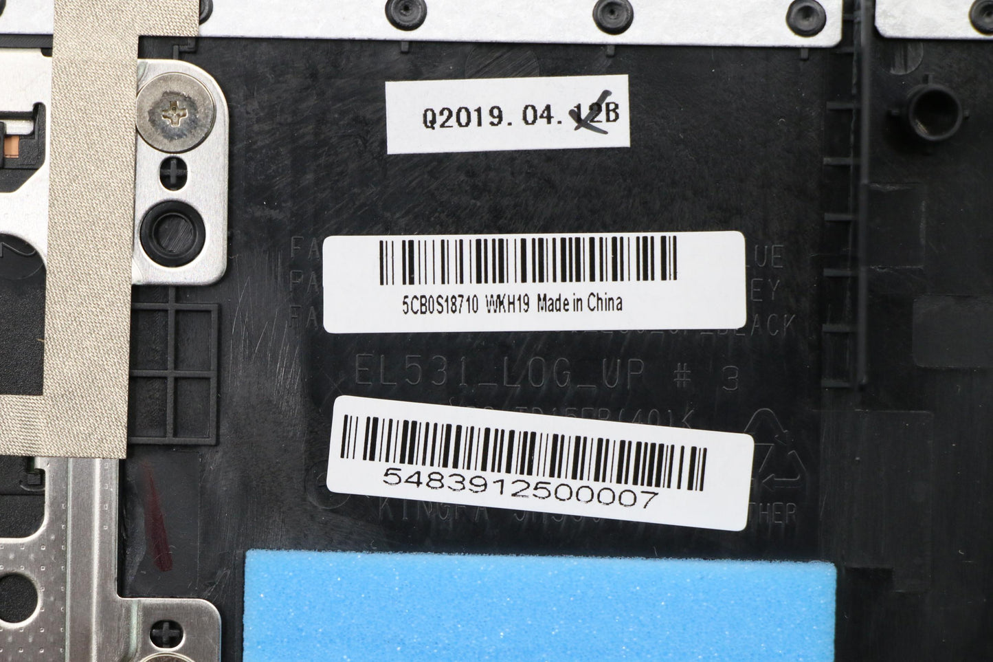 Lenovo Up Assy Blu W/Nblkb_Ger - 5CB0S18710