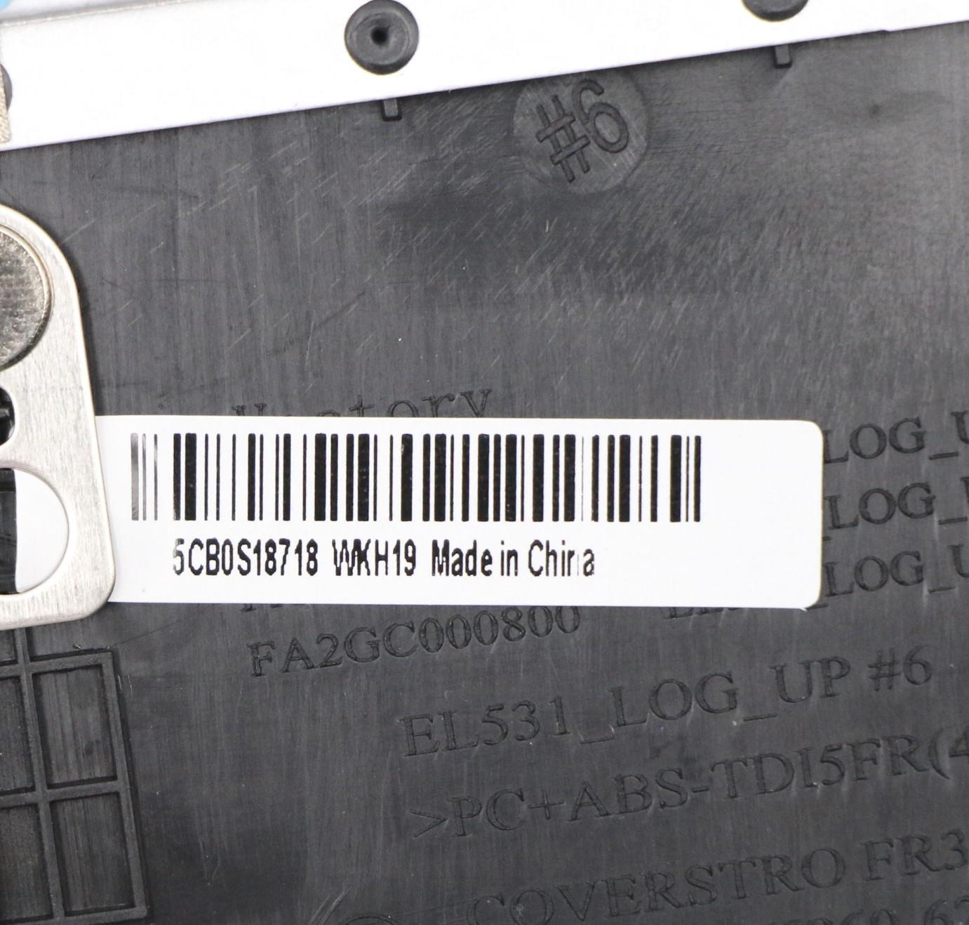 Lenovo Up Assy Blu W/Nblkb_Cz-Sk - 5CB0S18718