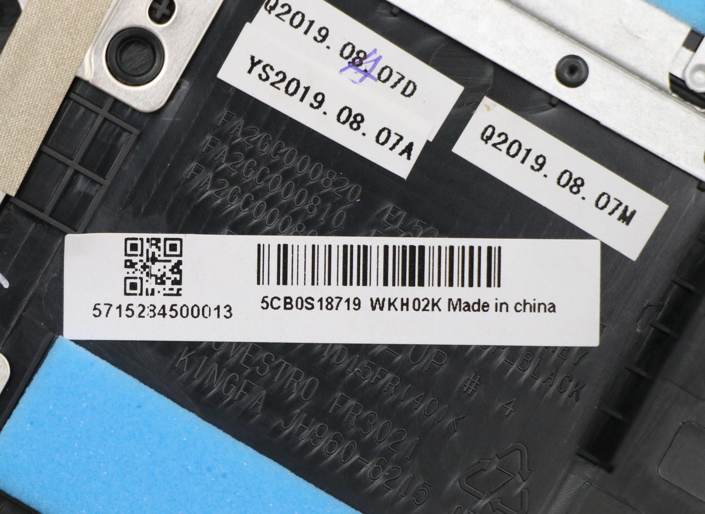 Lenovo Up Assy Blu W/Nblkb_Ar-Fr - 5CB0S18719