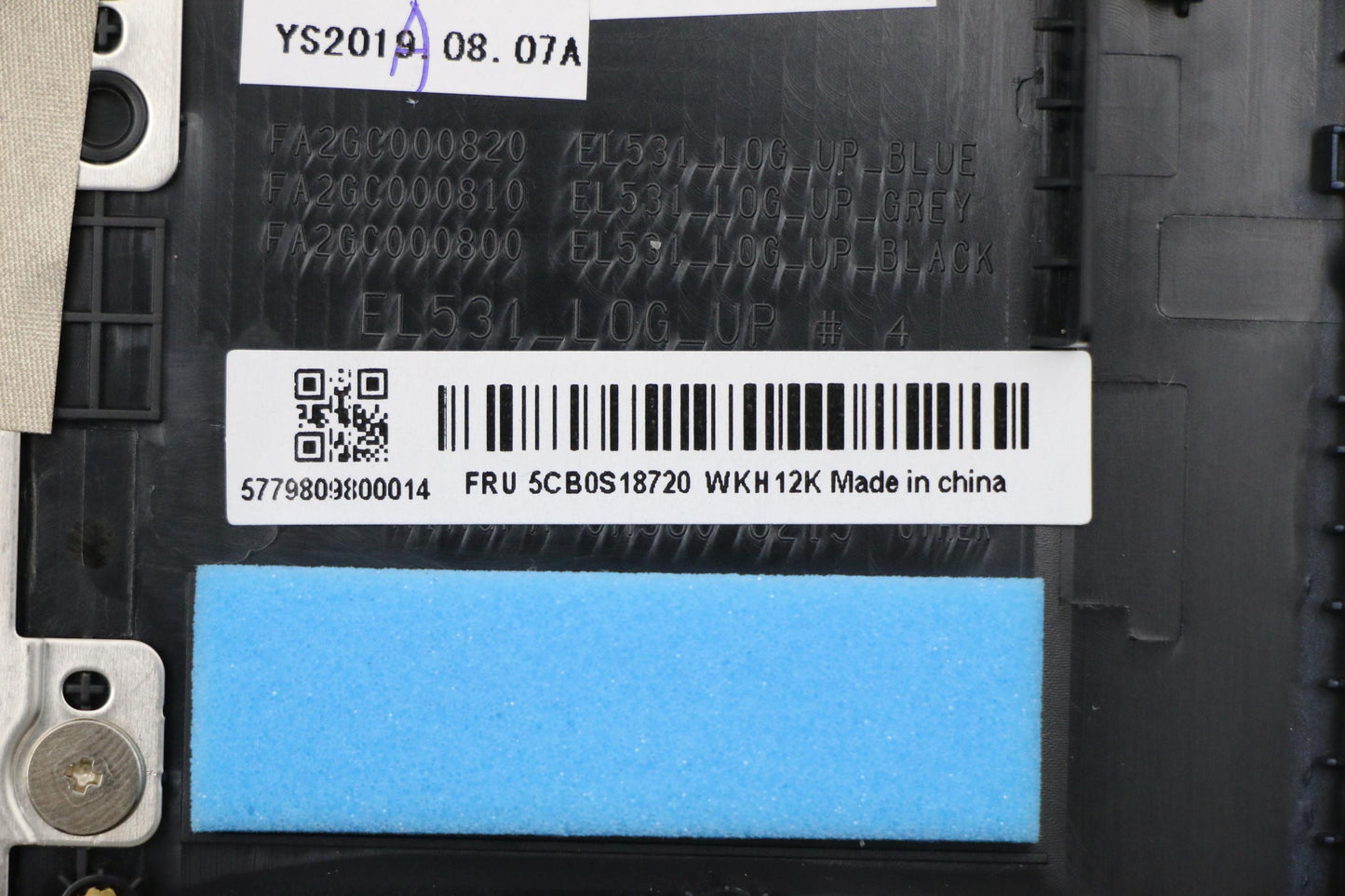 Lenovo Up Assy Blu W/Nblkb_Jpn - 5CB0S18720