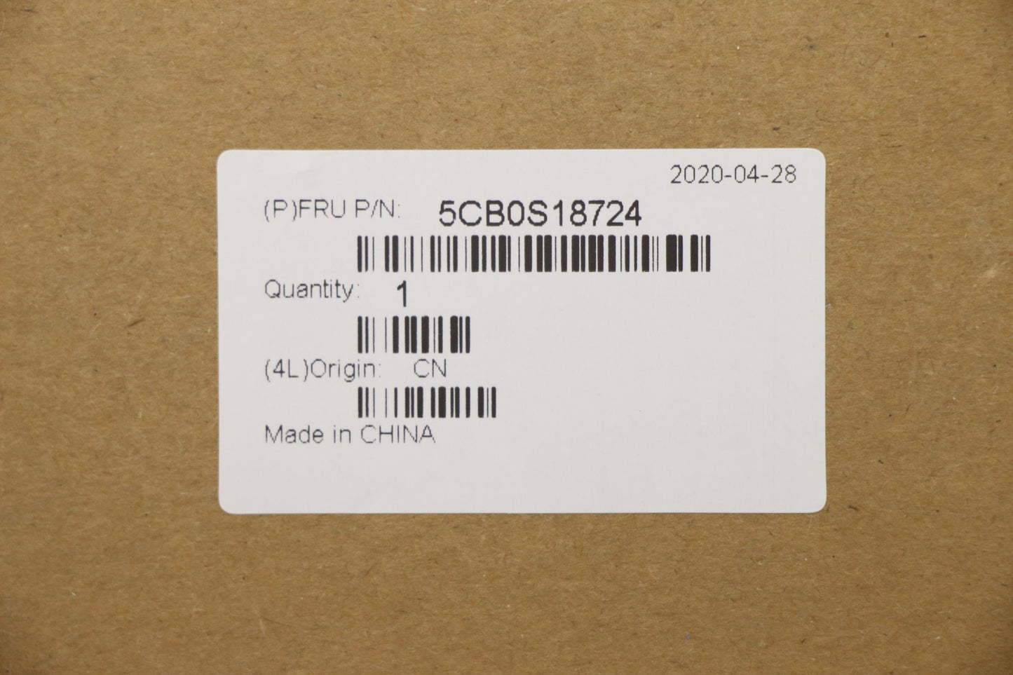 Lenovo Up Assy Blk W/Blkb_Inte - 5CB0S18724