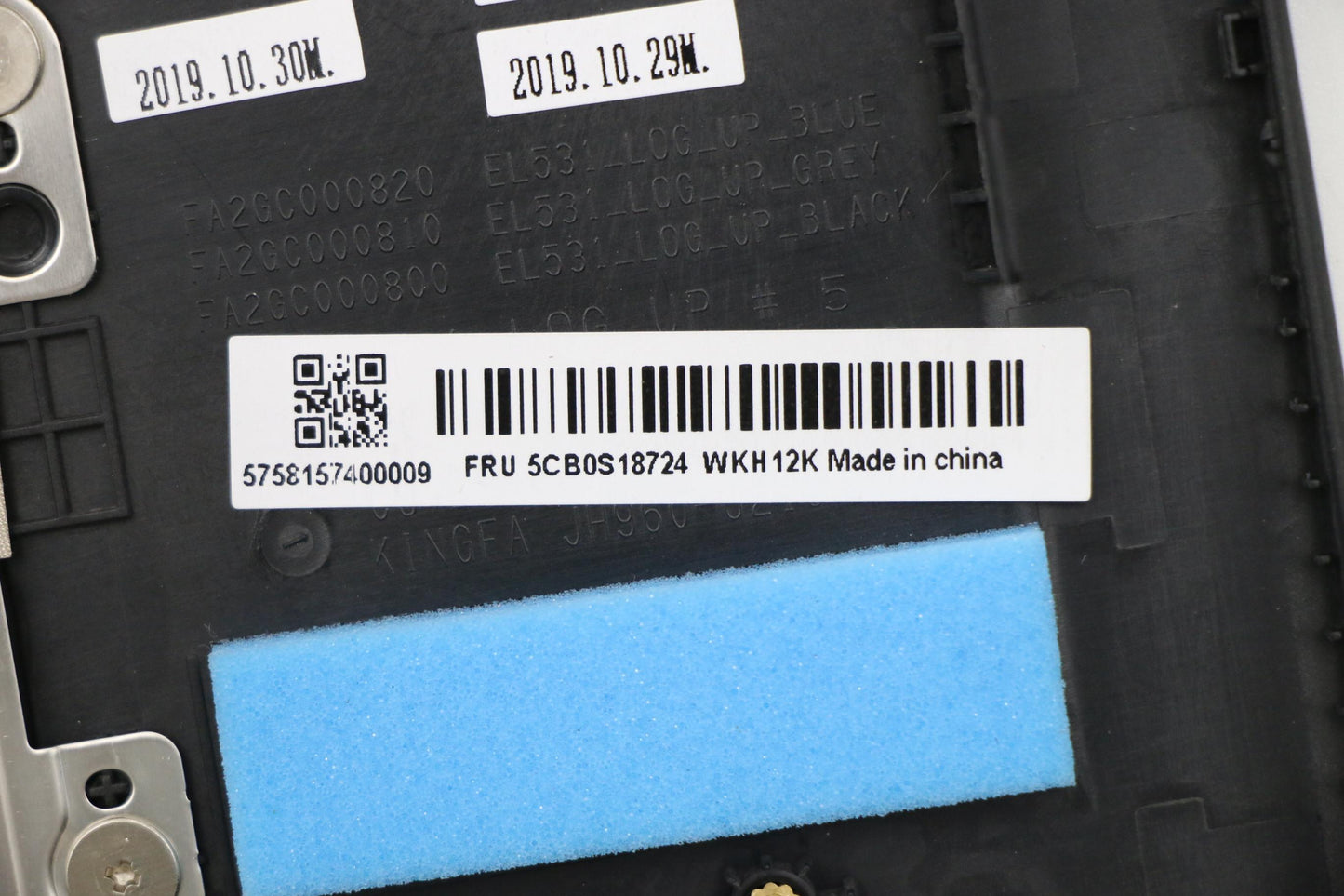 Lenovo Up Assy Blk W/Blkb_Inte - 5CB0S18724