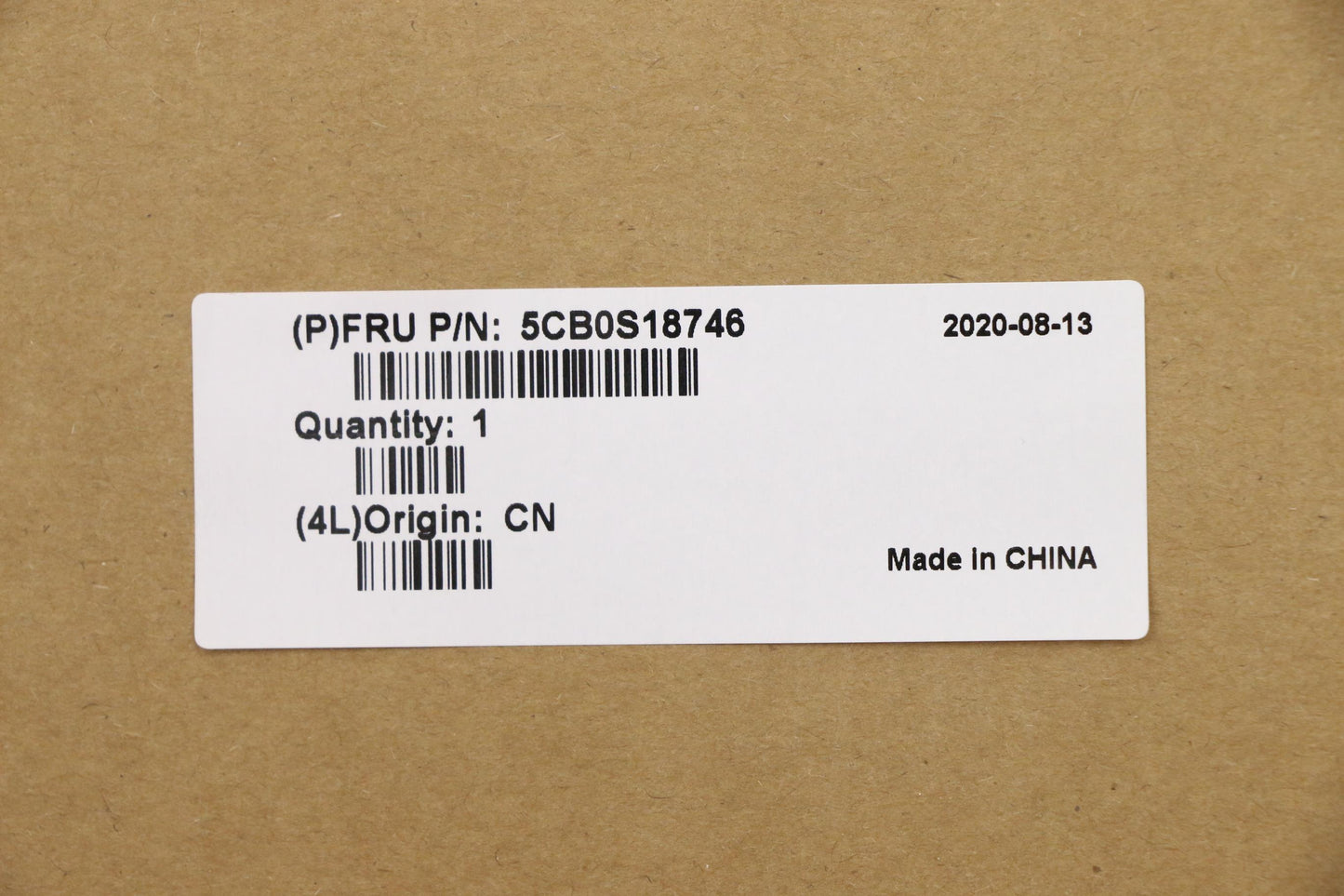 Lenovo Up Assy Blk W/Blkb_Slvn - 5CB0S18746