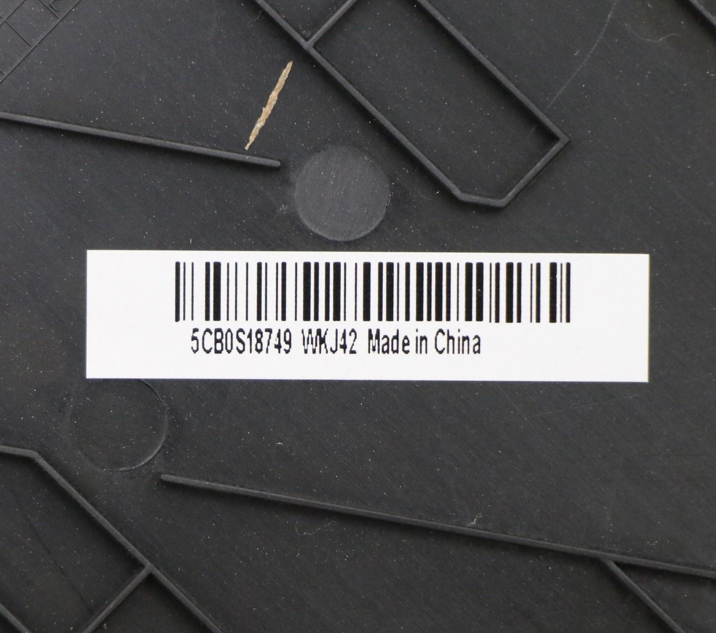 Lenovo Up Assy Blk W/Blkb_Cz-Sk - 5CB0S18749