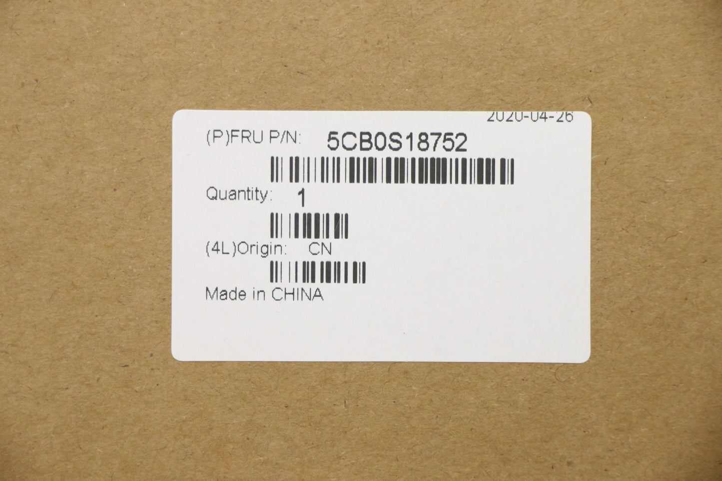 Lenovo Up Assy Blk W/Blkb_Ukr - 5CB0S18752