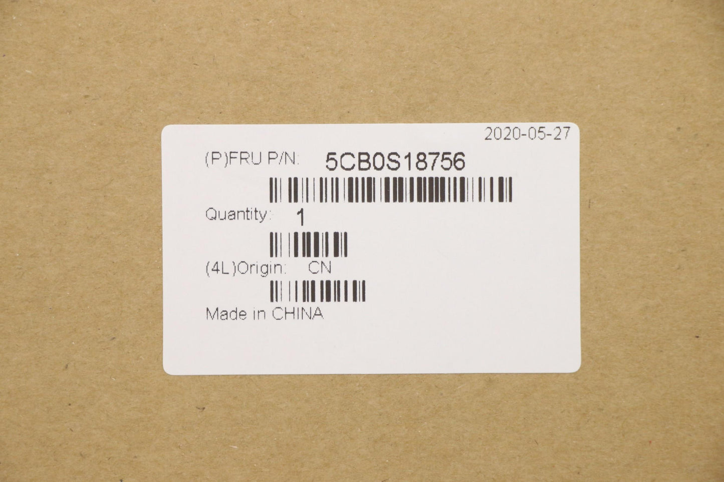 Lenovo Up Assy Gry W/Blkb_Inte - 5CB0S18756