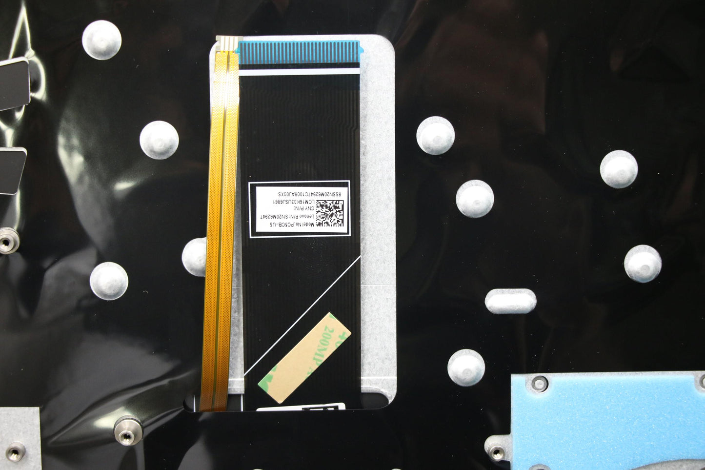 Lenovo C-Cover with Keyboard, USA English, Grey, Backlit - 5CB0S18785