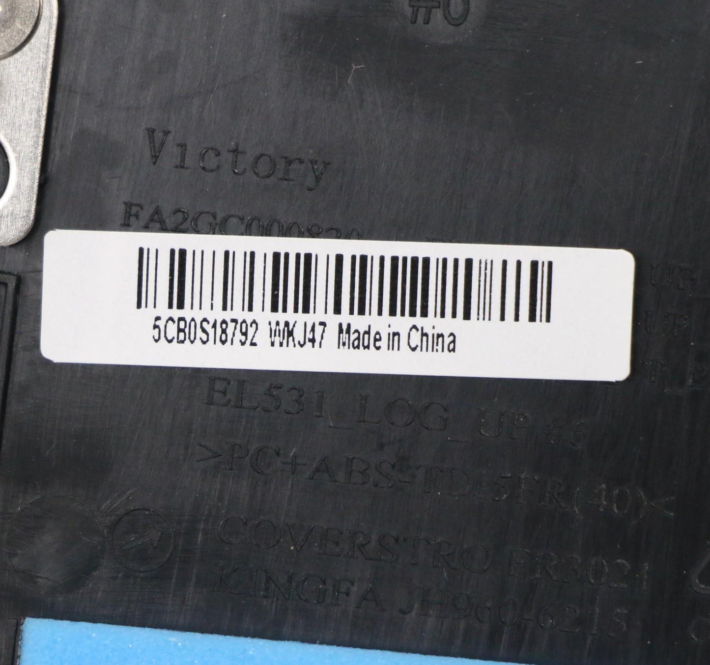 Lenovo Up Assy Blu W/Blkb_Ar-E - 5CB0S18792