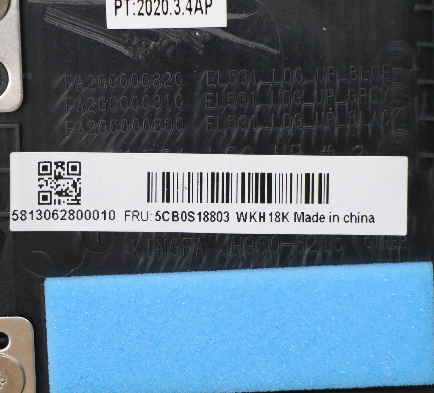 Lenovo Up Assy Blu W/Blkb_Nordi - 5CB0S18803