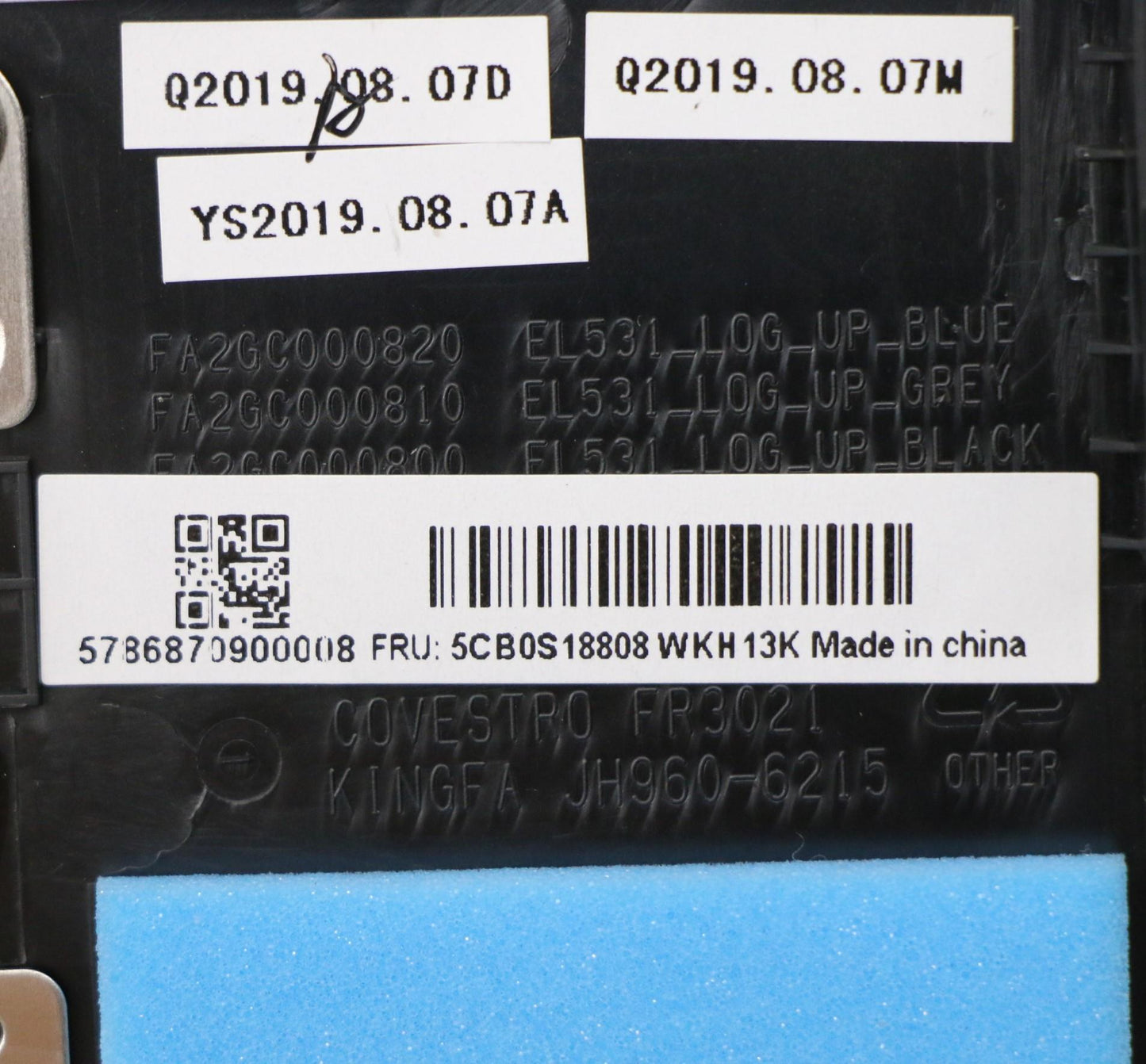 Lenovo Up Assy Blu W/Blkb_Bel - 5CB0S18808