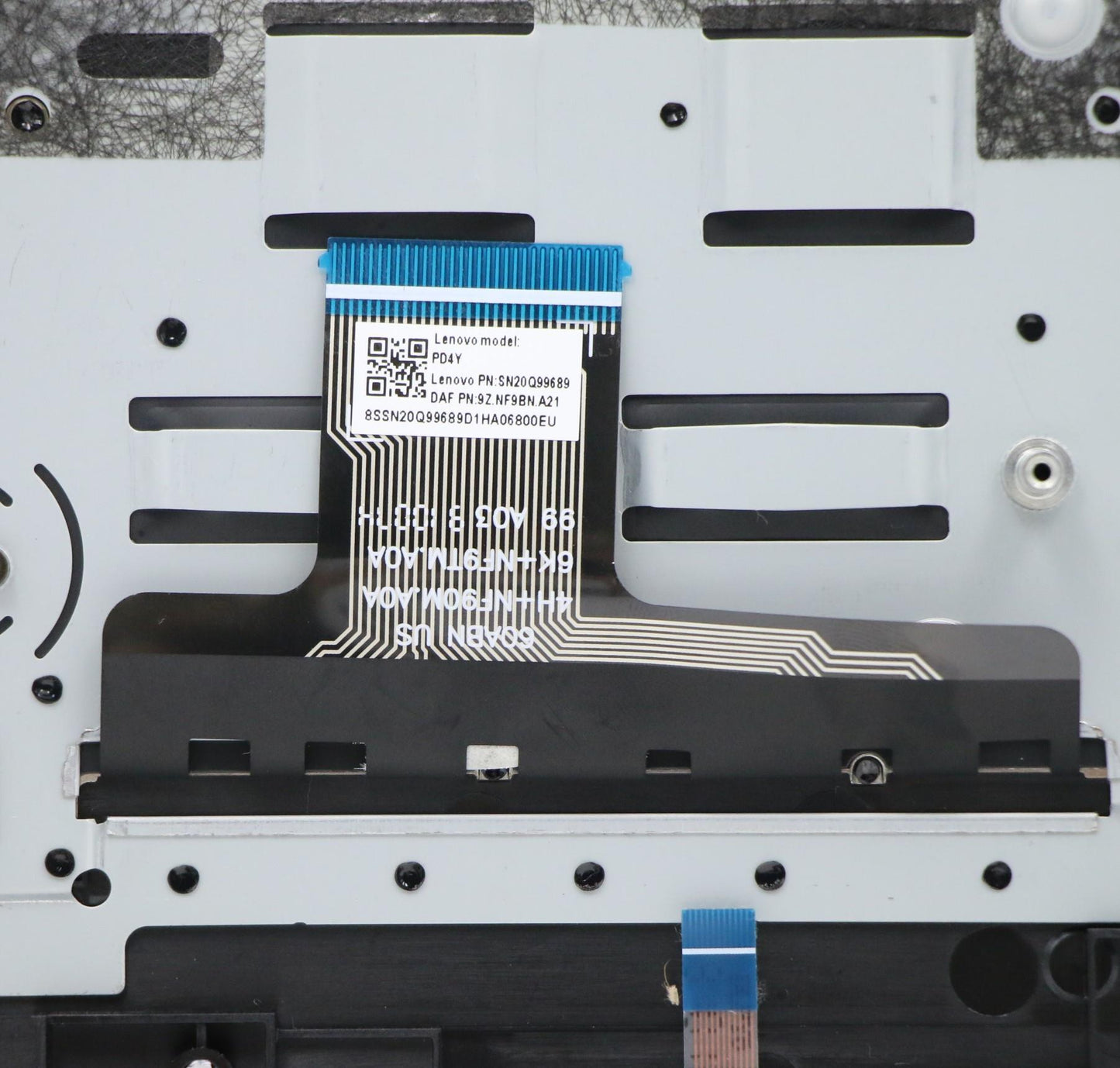 Lenovo C-Cover with Keyboard, USA English, Black, Backlight, Touchpad - 5CB0S56973