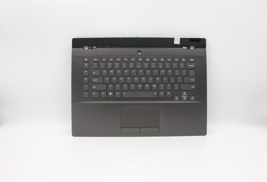 Lenovo C-Cover with Keyboard, USA, Black, Backlit, Touchpad - 5CB0S56988