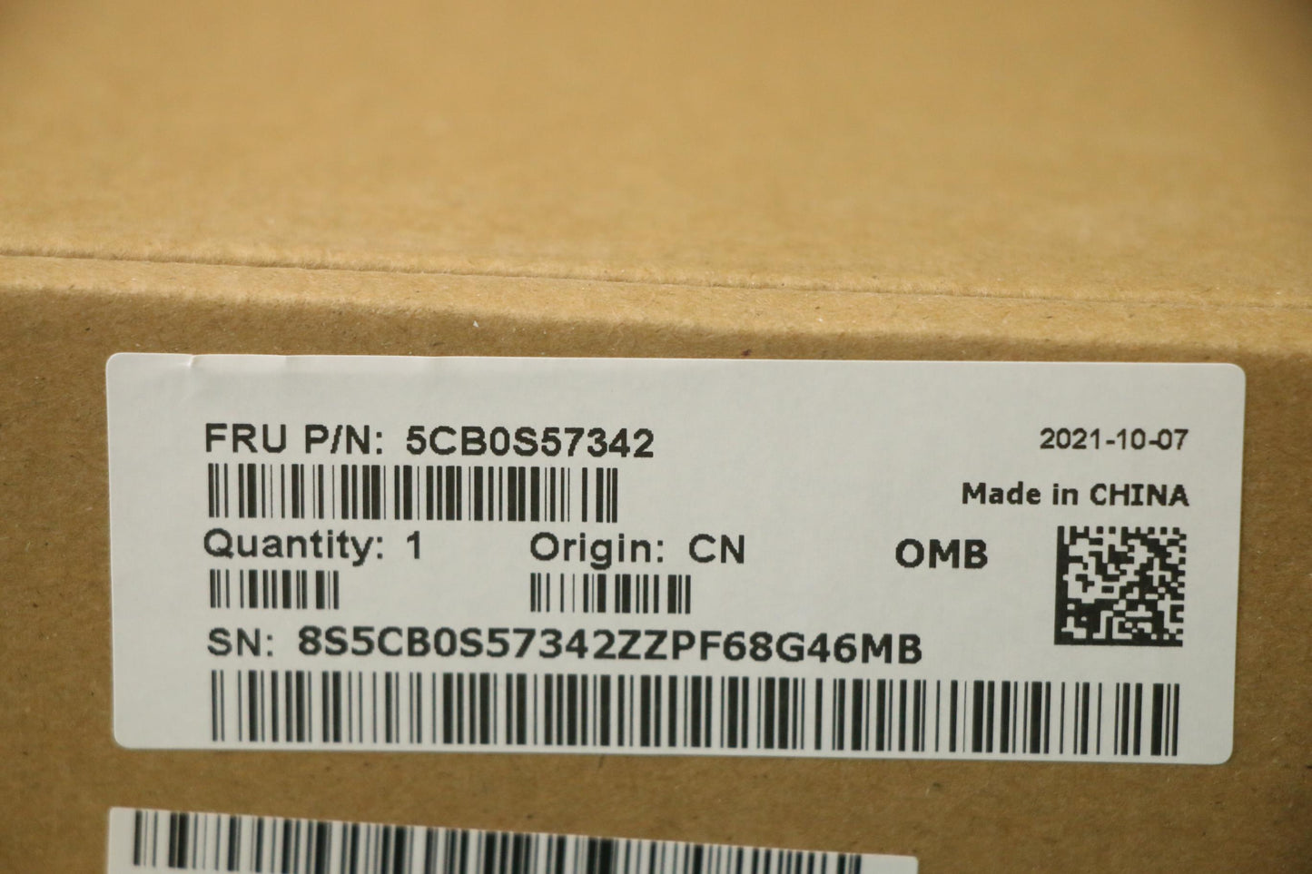 Lenovo Up Assy Wtpkb Usa - 5CB0S57342
