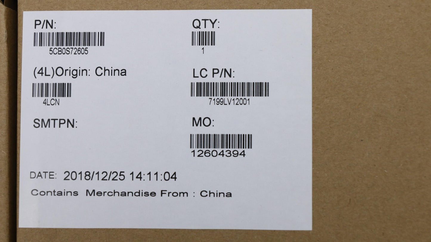 Lenovo LCD Cover - 5CB0S72605