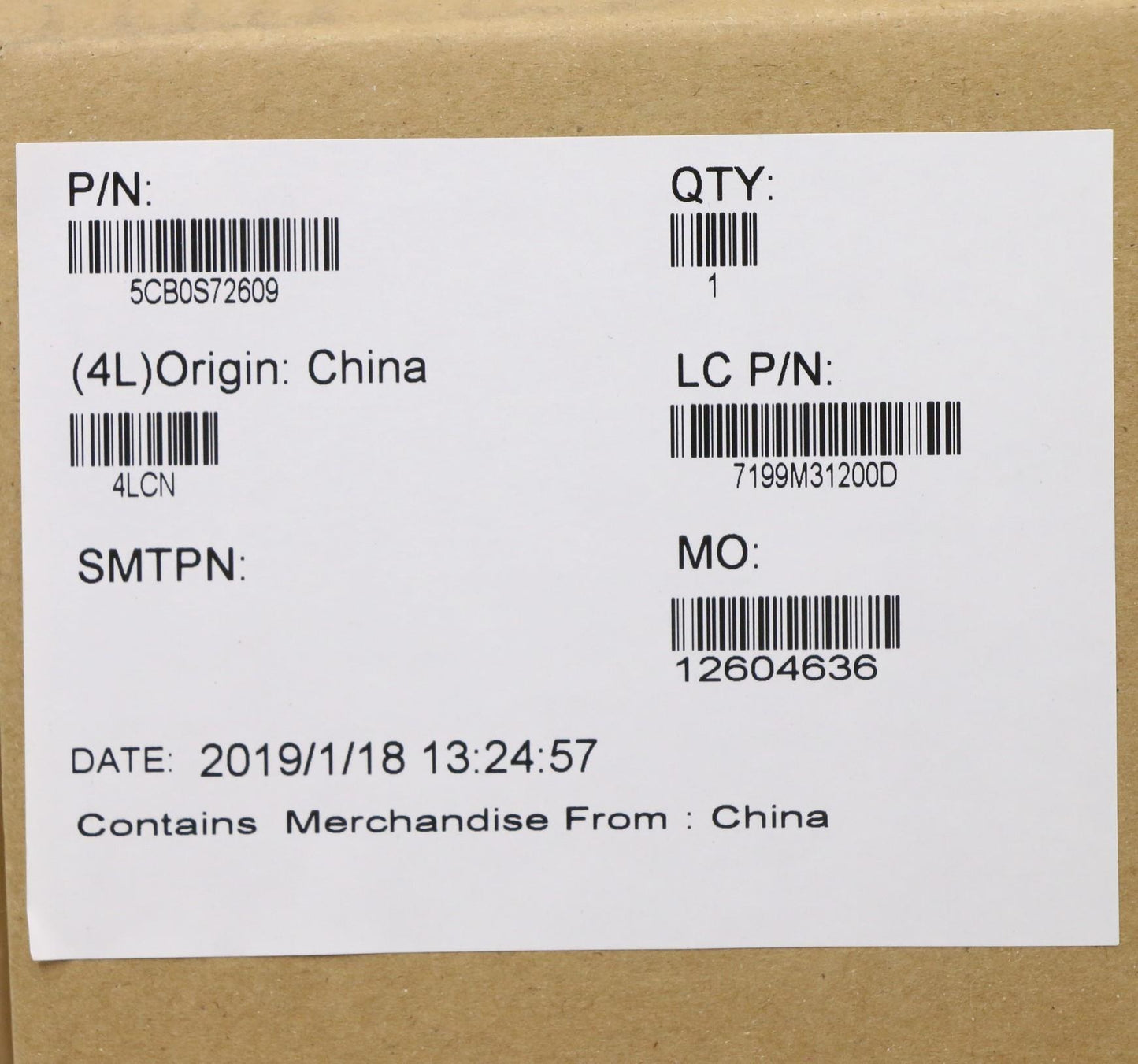 Lenovo Logic Up Assy Fp Ig_It - 5CB0S72609