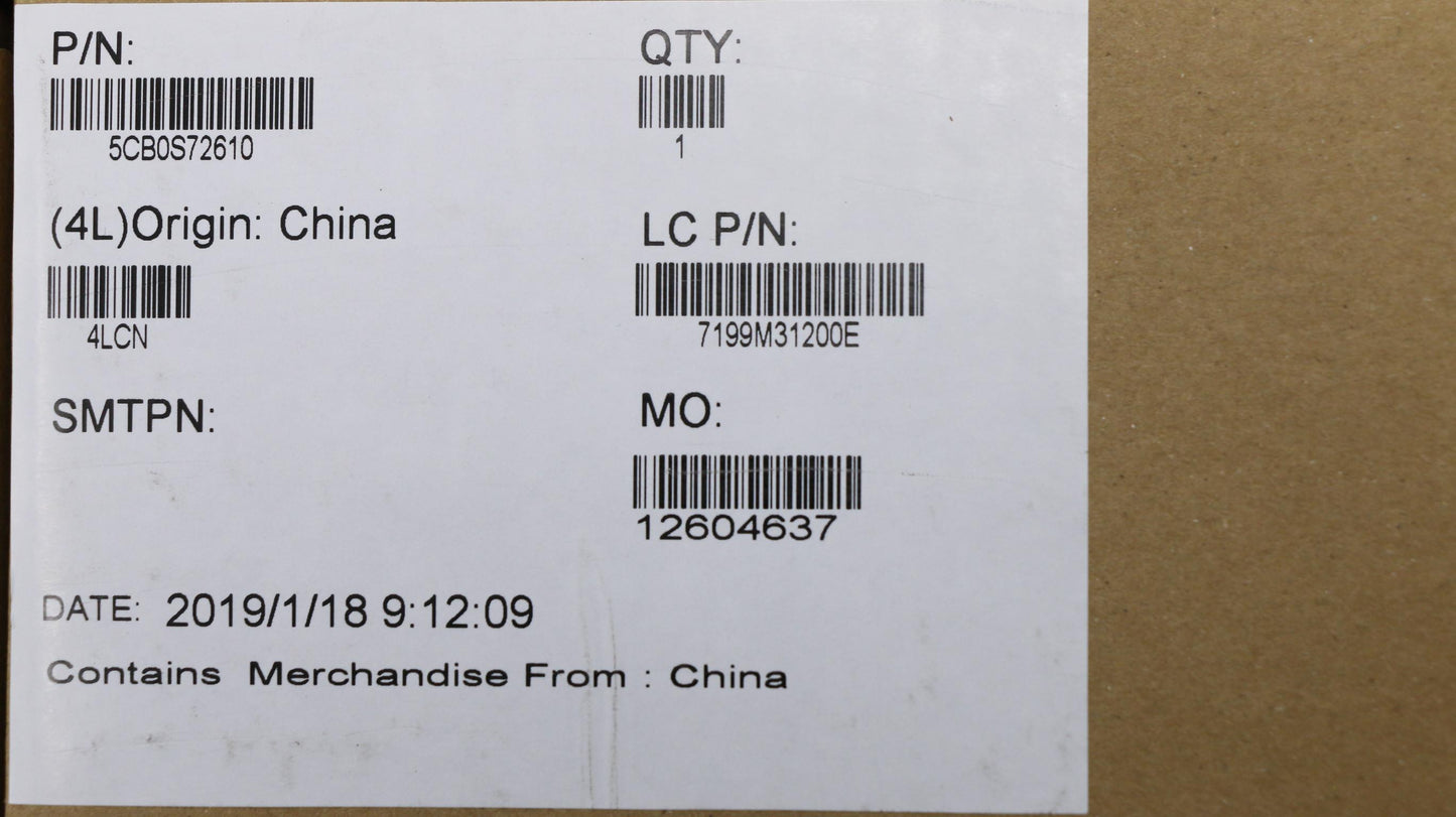 Lenovo Logic Up Assy Fp Ig_Sp - 5CB0S72610
