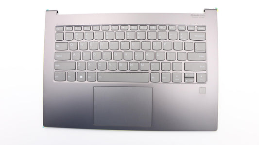 Lenovo C-Cover with Keyboard, USA English, Iron Grey, Backlit - 5CB0S72636