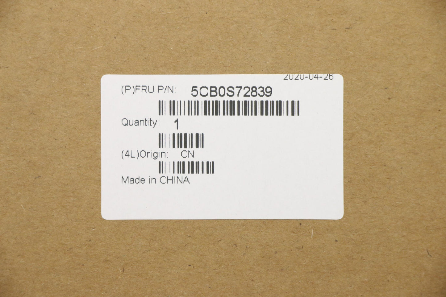 Lenovo Up Assy W/Nbl Kb Us - 5CB0S72839