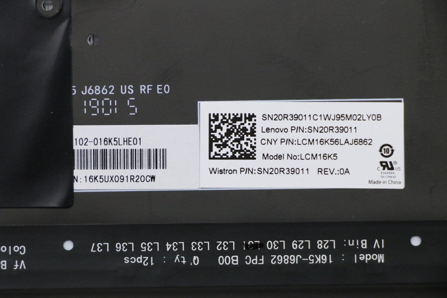 Lenovo Assembly Ucase Ptn W/Kb La Ls7 - 5CB0S72868