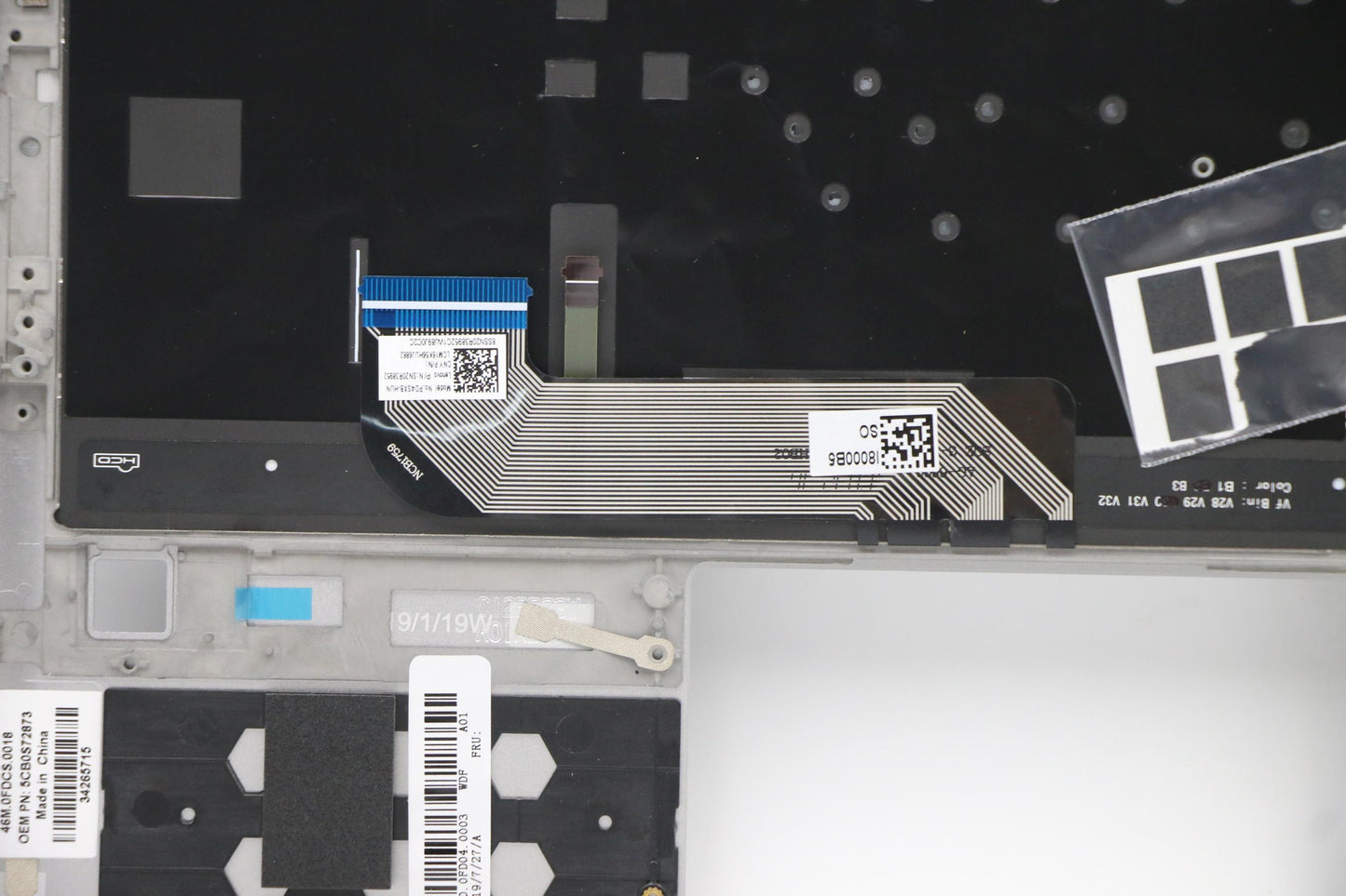 Lenovo Assembly Ucase Ptn W/Kb Hg Ls7 - 5CB0S72873