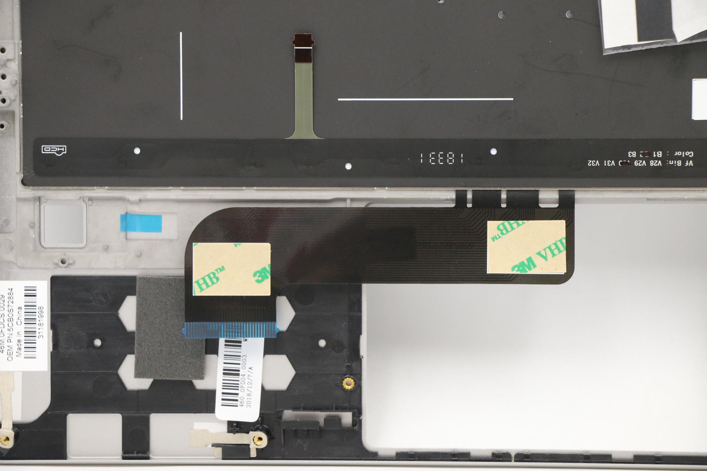 Lenovo Assembly Ucase Ptn W/Kb Ch Ls7 - 5CB0S72884