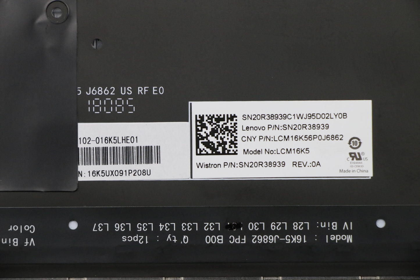 Lenovo Assembly Ucase Ig W/Kb Po Ls73 - 5CB0S95073