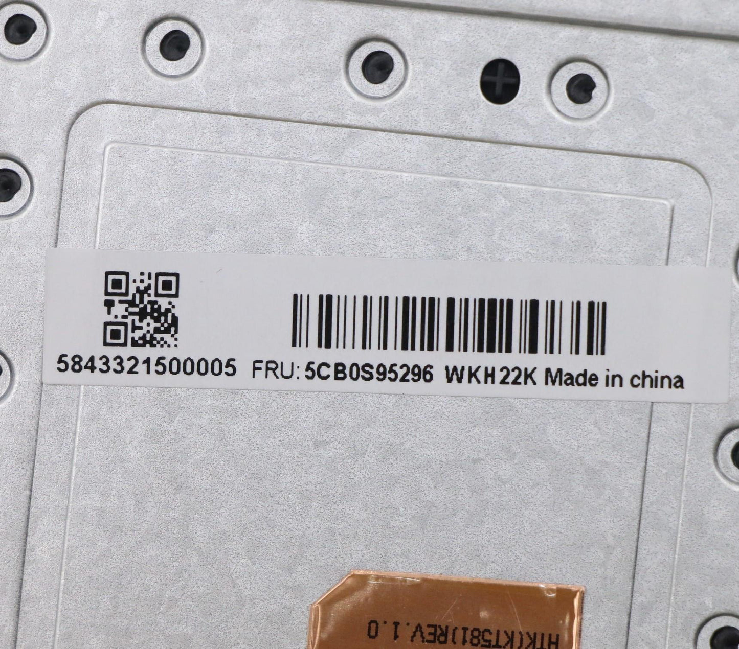 Lenovo Up Assy(Us) W/Nbl Kb_Ar-E - 5CB0S95296