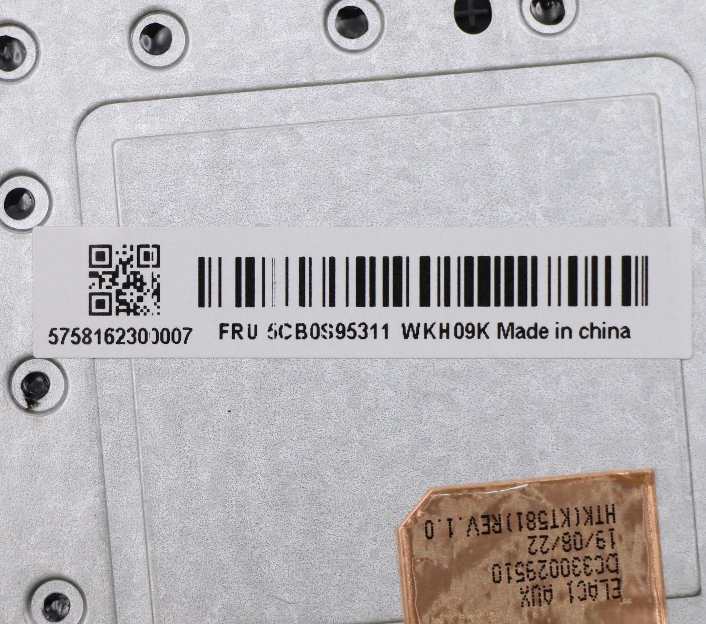 Lenovo Up Assy(Uk) W/Nbl Kb_Sw - 5CB0S95311