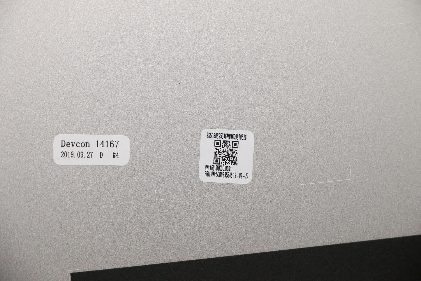 Lenovo LCD Cover, Silver, Yoga - 5CB0S95346