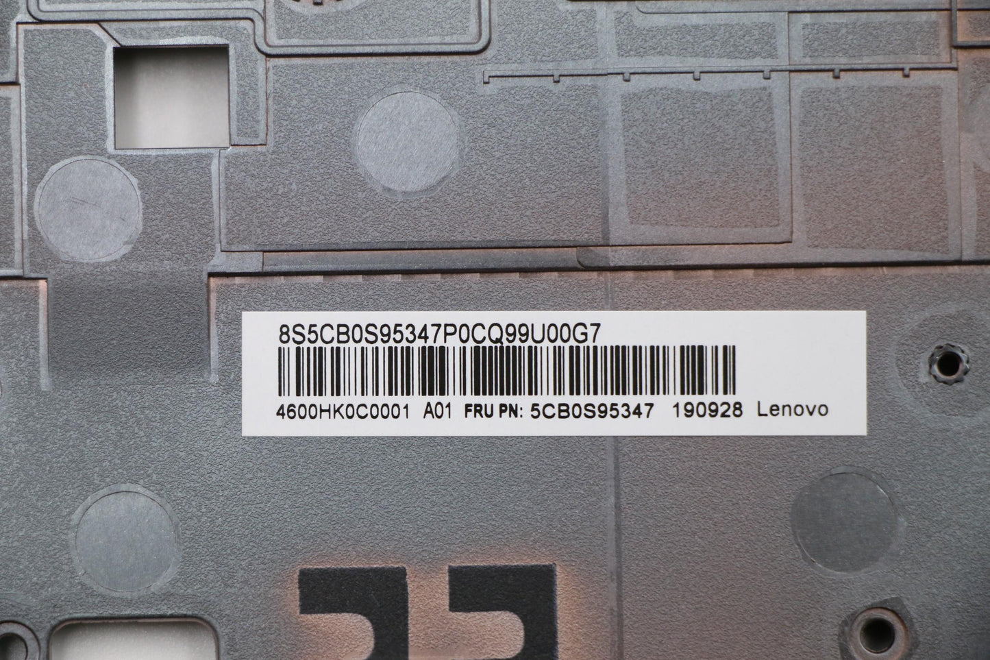 Lenovo Assembly Black Clamshell Ucase - 5CB0S95347