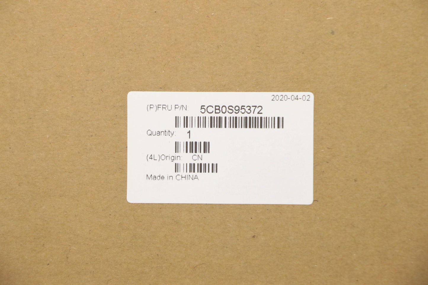 Lenovo Black Color A-Cover - 5CB0S95372