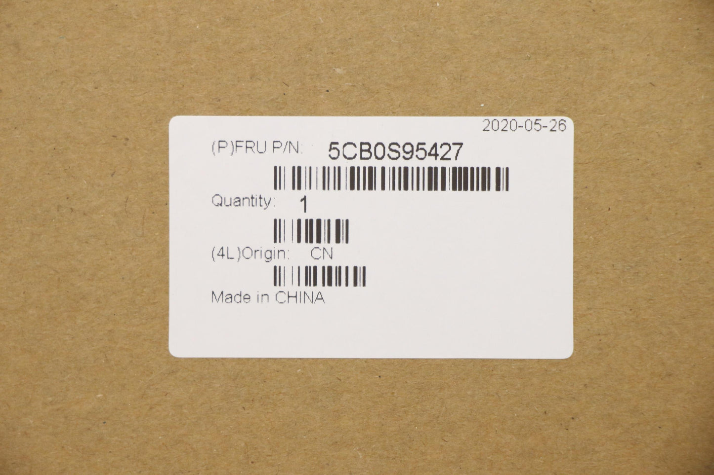 Lenovo GX3A2 C-Cover with Fingerprint Reader, Sub-Assembly - 5CB0S95427