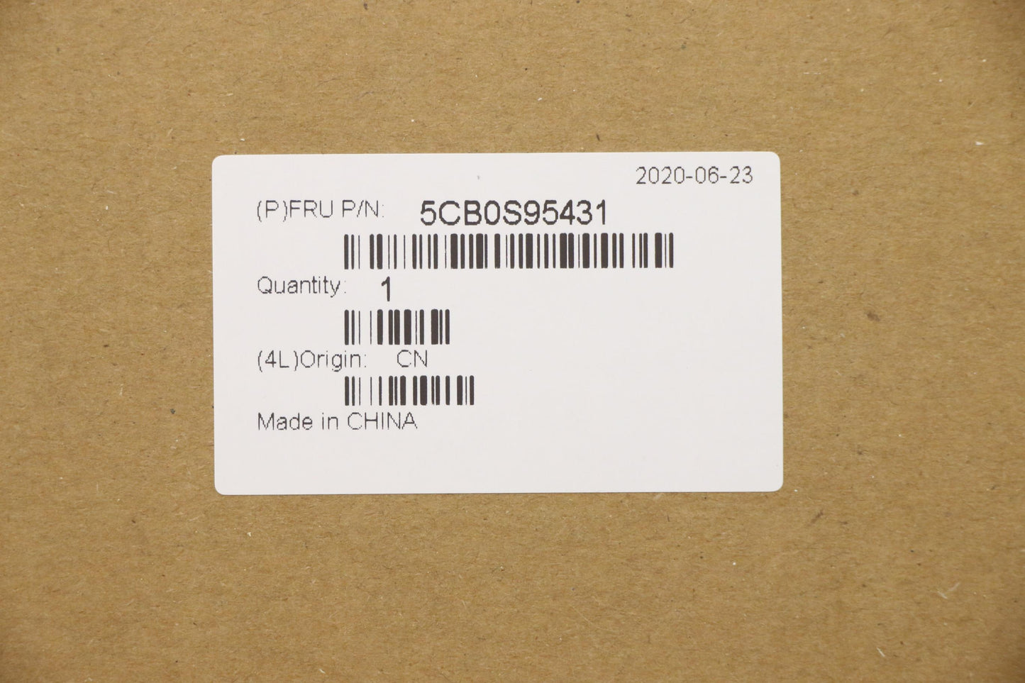 Lenovo T15 D Cover Sub Assembly, with WWAN Support - 5CB0S95431